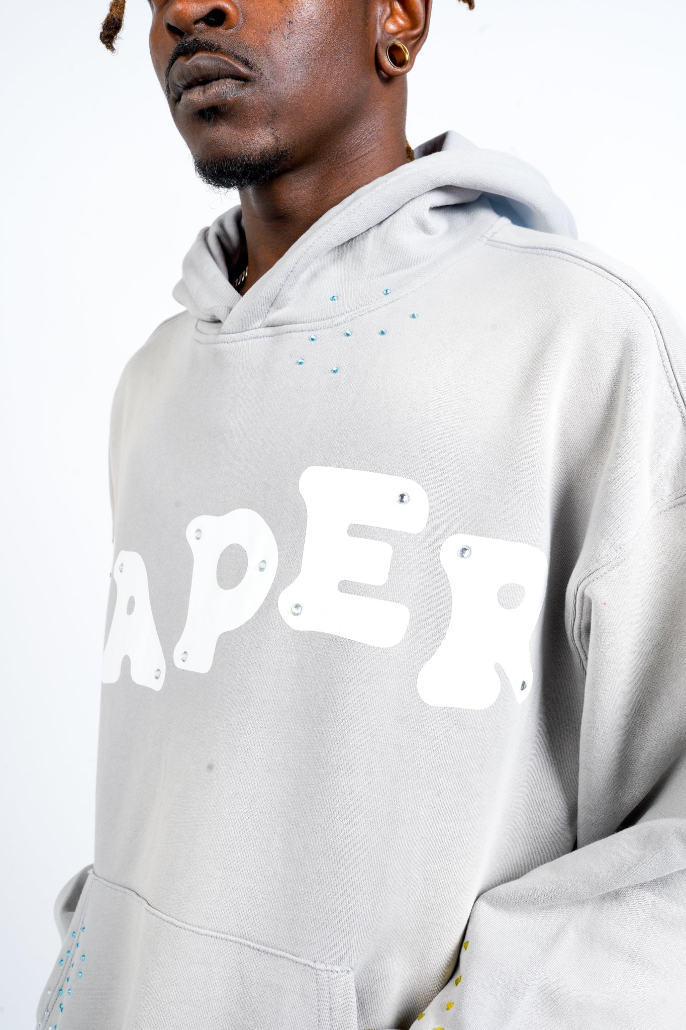 Paper Money Paper Hoodie Grey