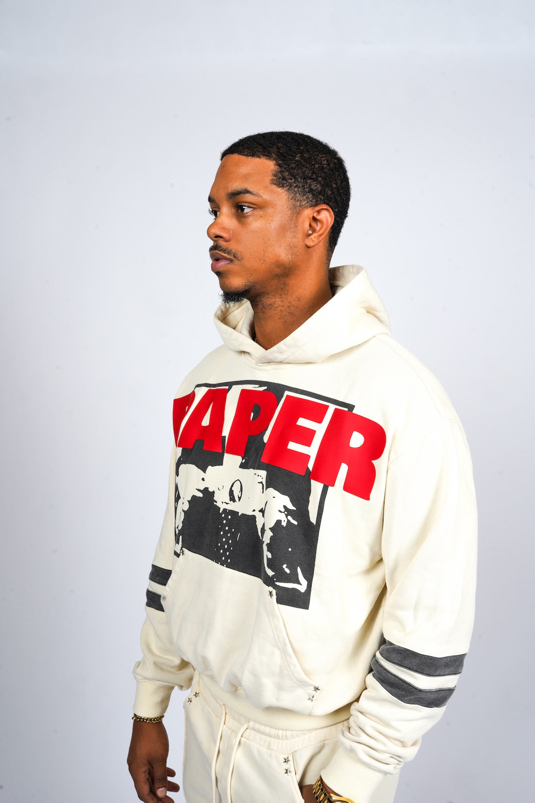 Paper Money 777 Hoodie - Bone