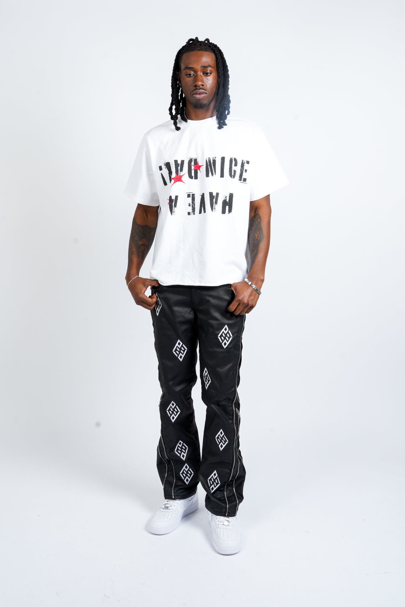 Paper Money Have a Nice Day Shirt White