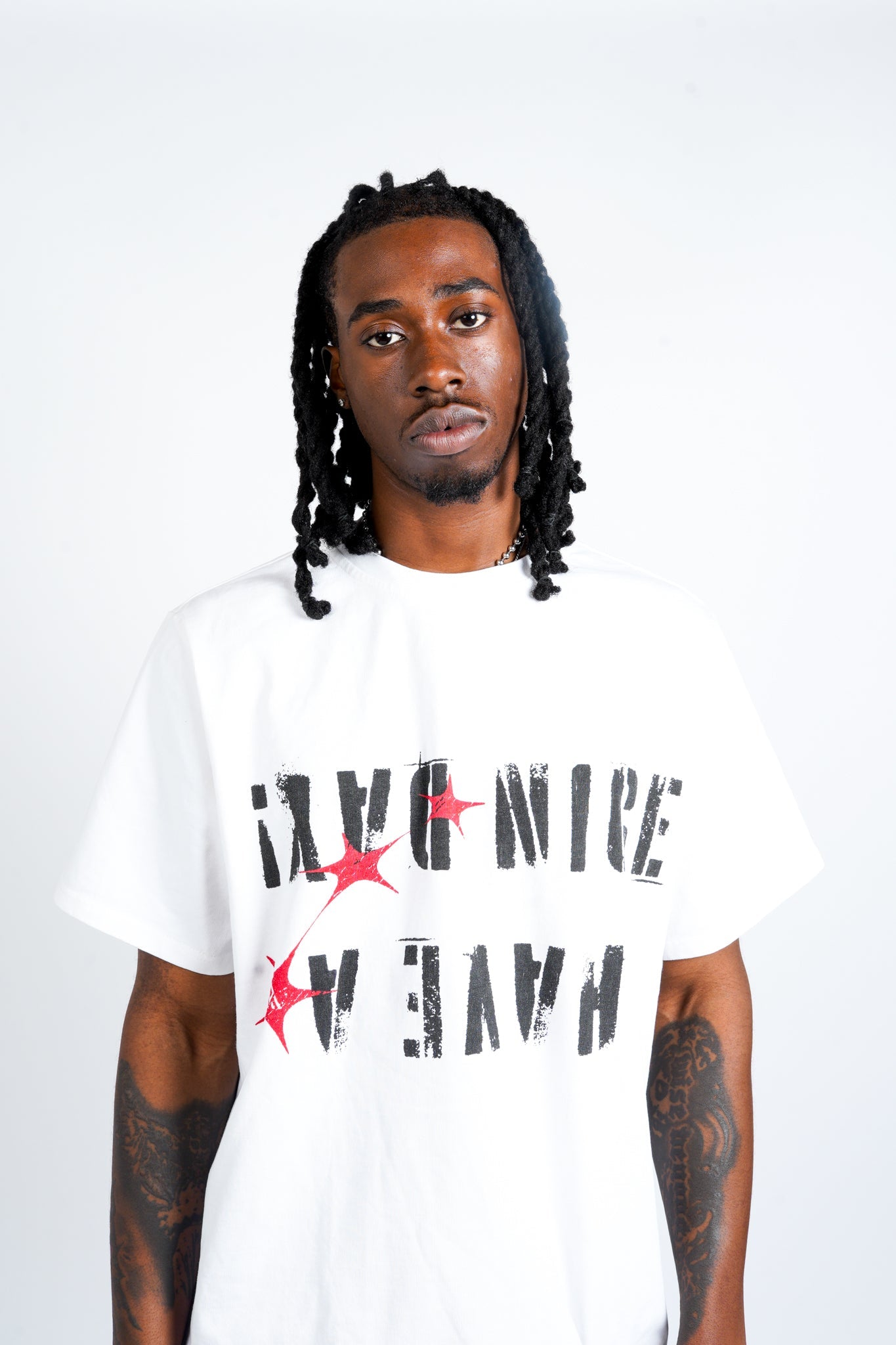Paper Money Have a Nice Day Shirt White
