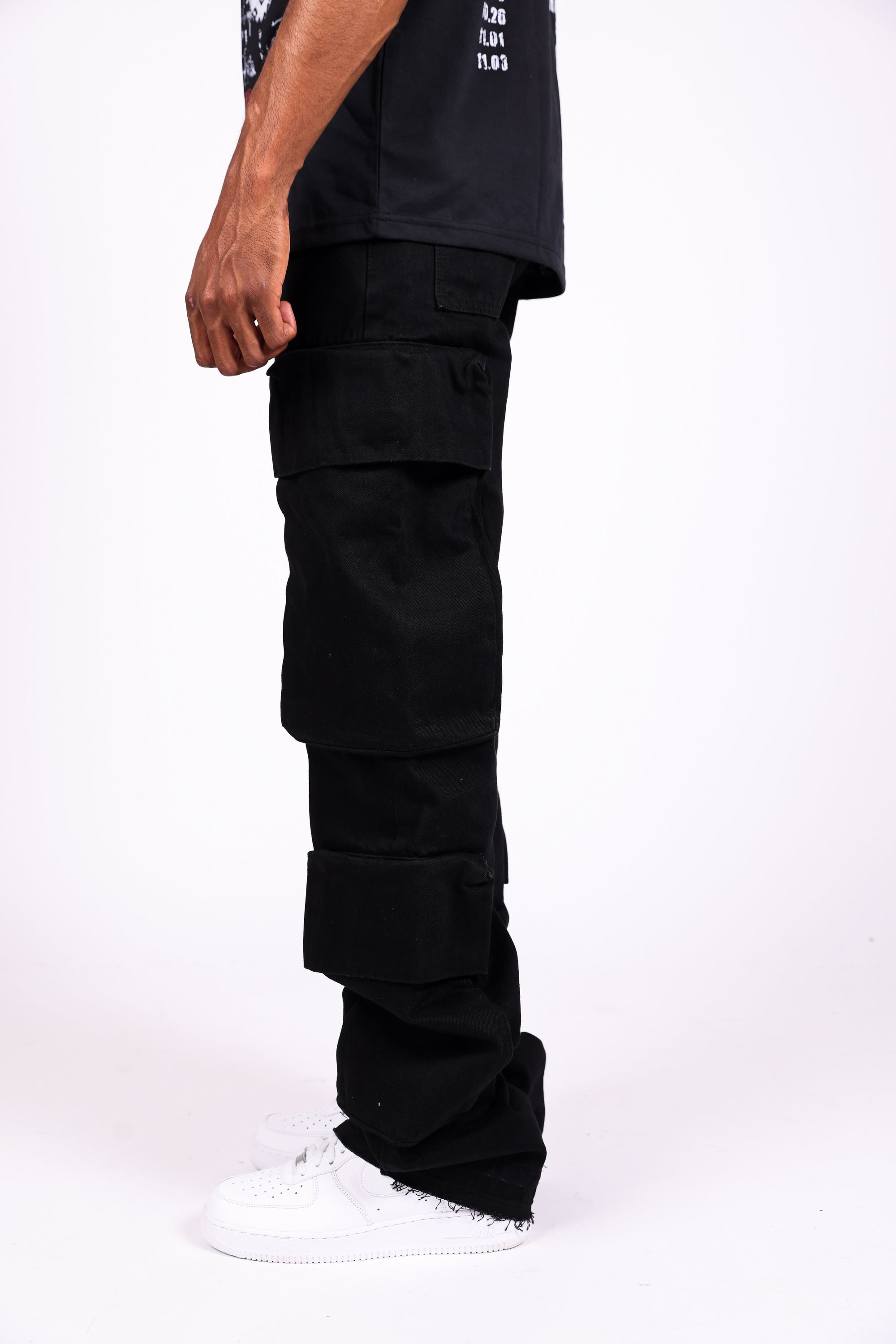 Paper Money Money Bag Cargo Relaxed Black