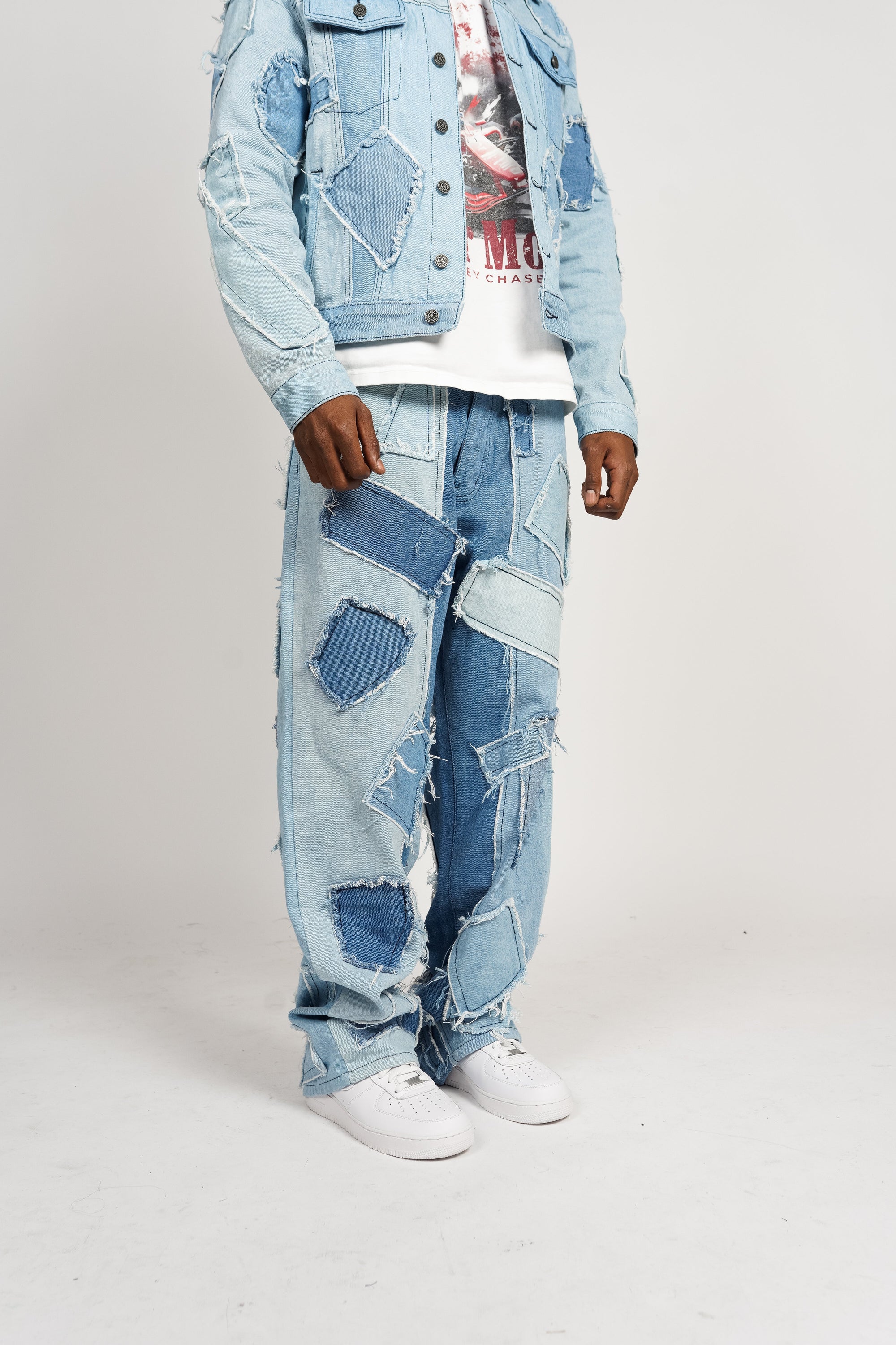 Paper Money Patch Jeans