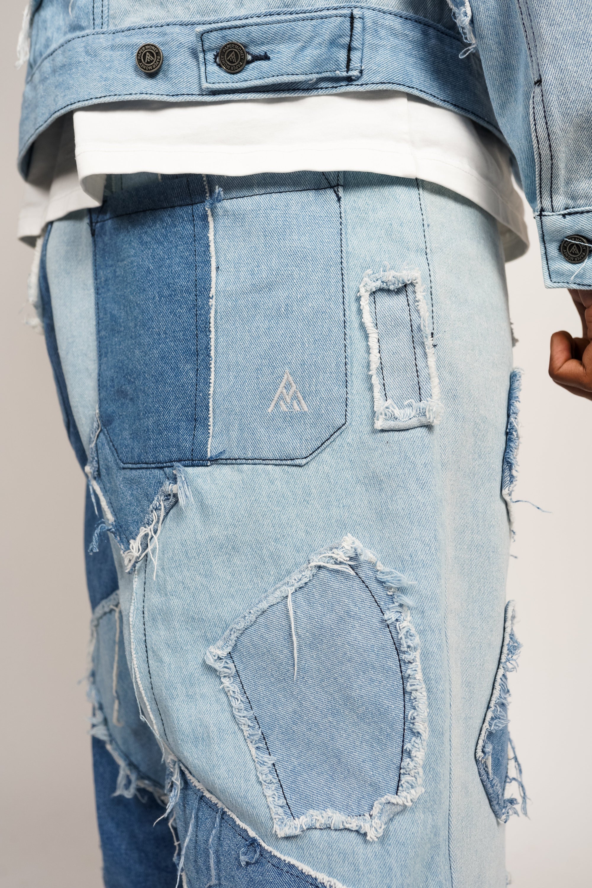Paper Money Patch Jeans