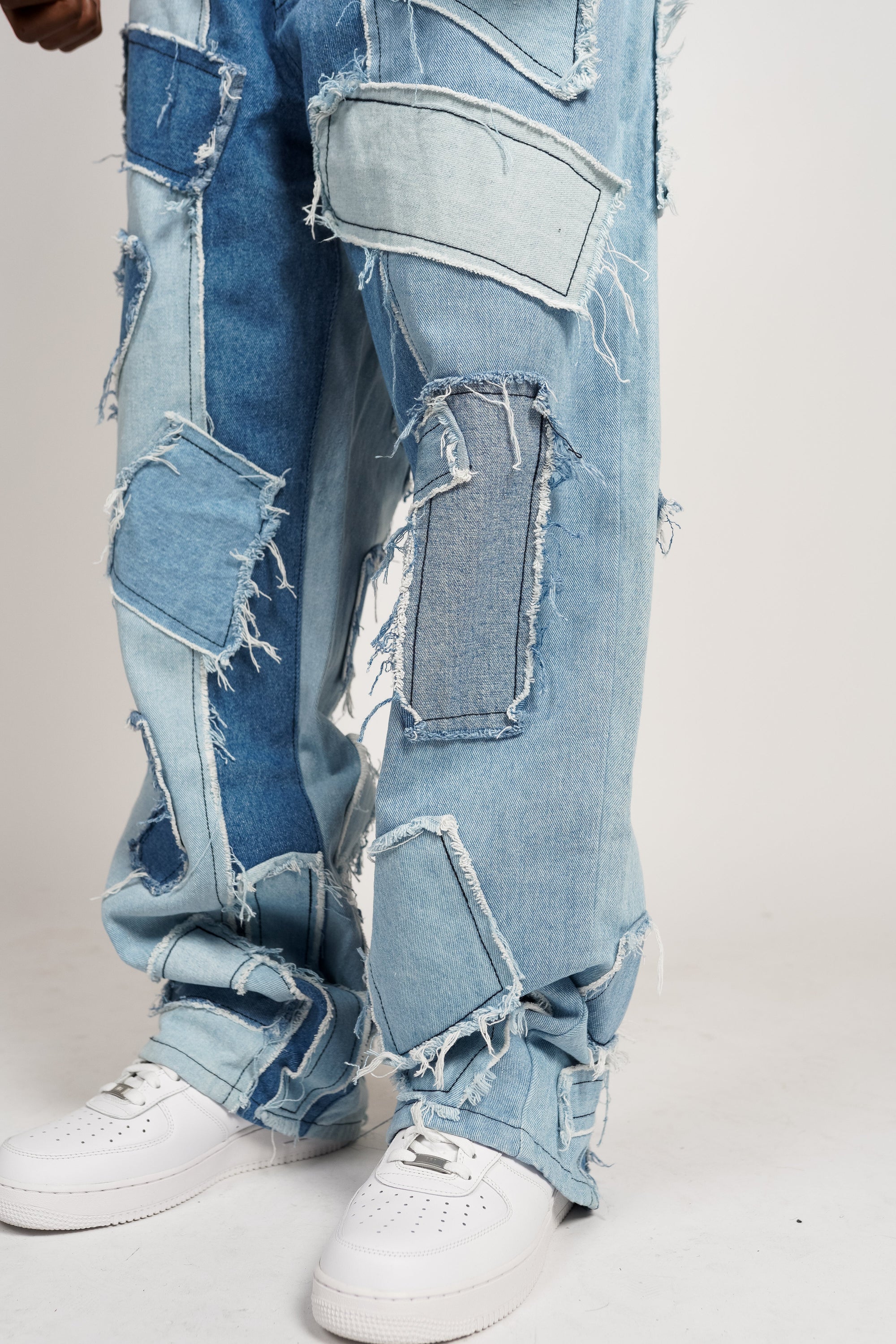 Paper Money Patch Jeans