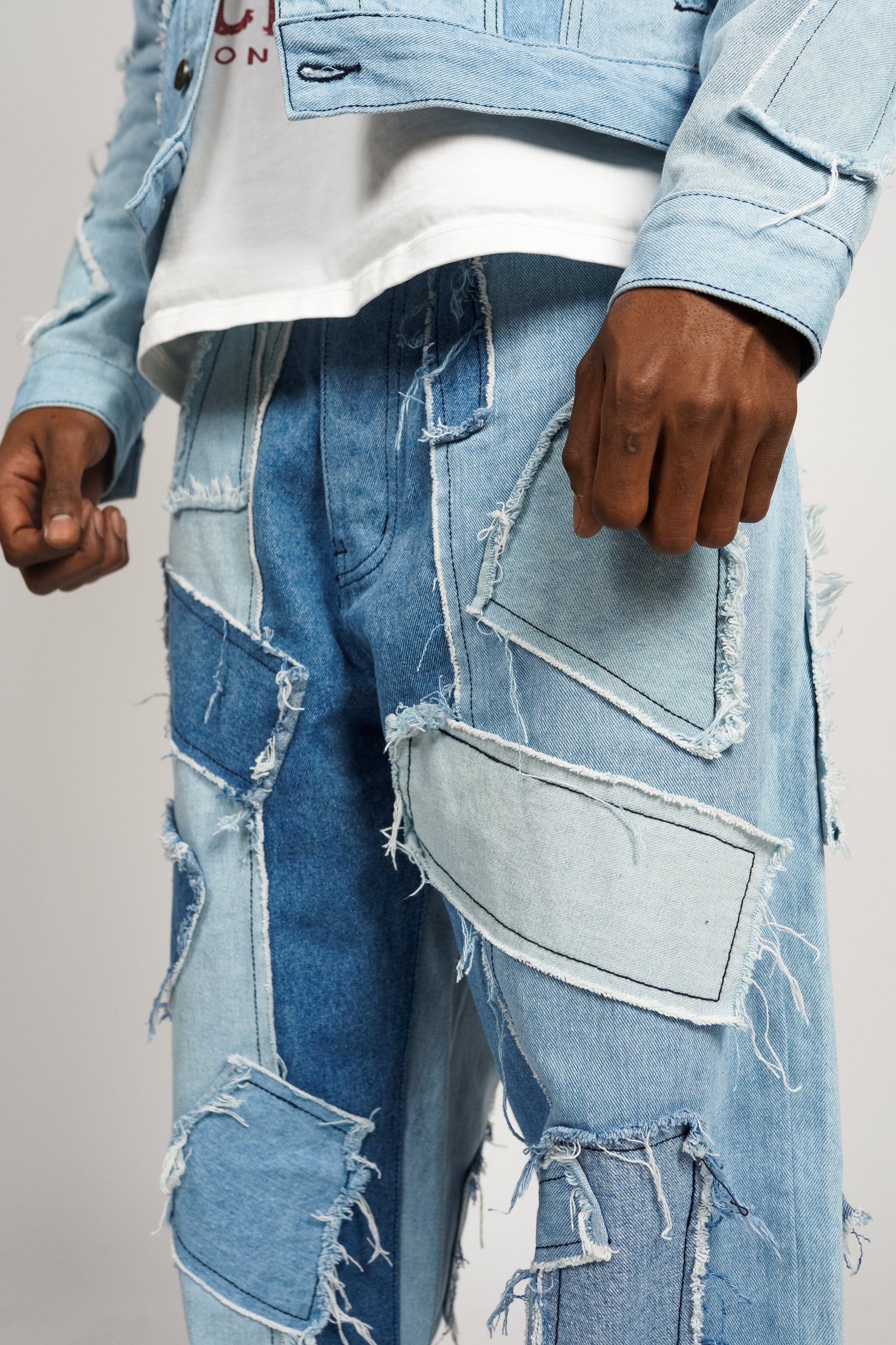 Paper Money Patch Jeans
