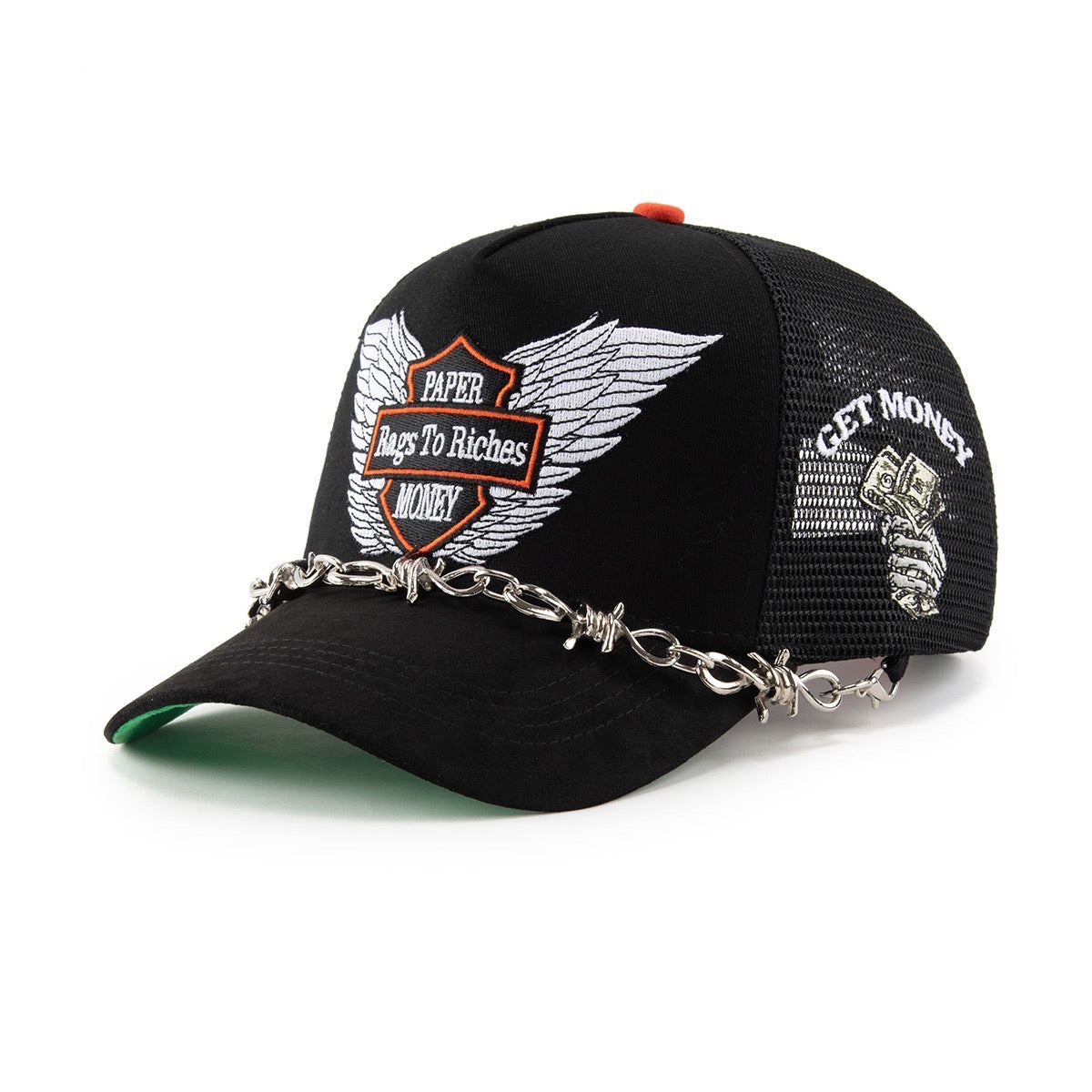 Paper Money Rags to Riches Chain Hat